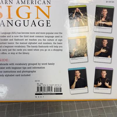 American Sign Language LIKE NEW 