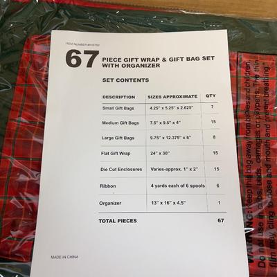Piece Gift Wrap SET NEW 