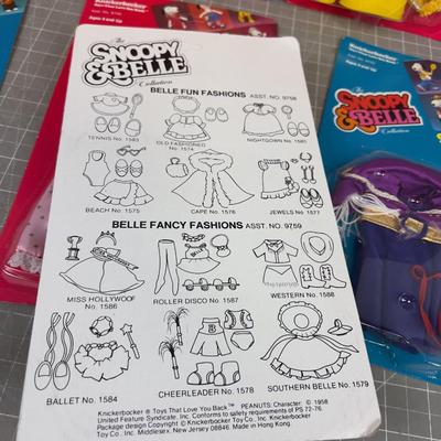Snoopy & Belle Outfits New on the Card