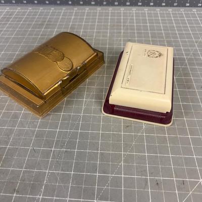 2 Antique Watch Boxes 