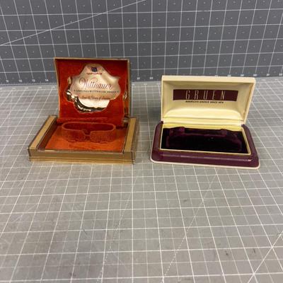 2 Antique Watch Boxes 
