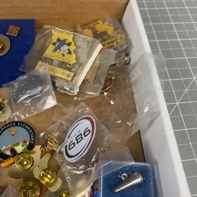 Giant Lot of Pins Mixed Variety 