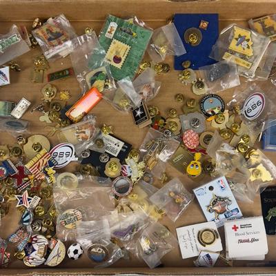 Giant Lot of Pins Mixed Variety 