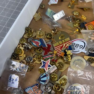 Giant Lot of Pins Mixed Variety 