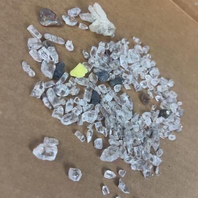 Pile of Clear Quartz Crystals NATURAL 
