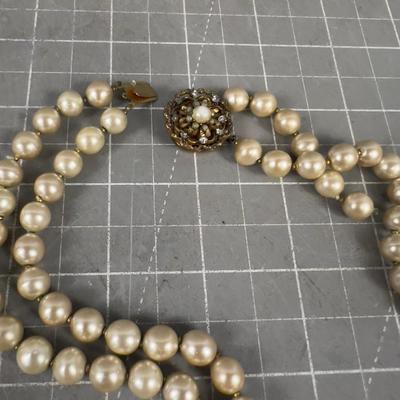 NEAT Miriam Haskell Necklace, (Compromised) 