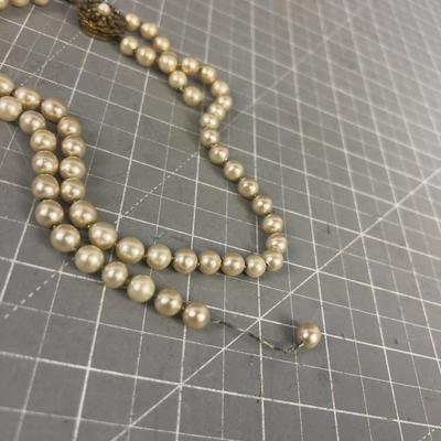 NEAT Miriam Haskell Necklace, (Compromised) 