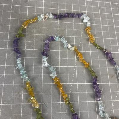 Crystal Colored Necklace 