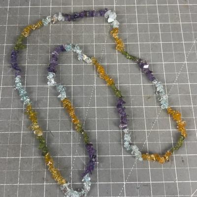 Crystal Colored Necklace 