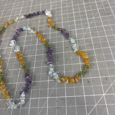 Crystal Colored Necklace 
