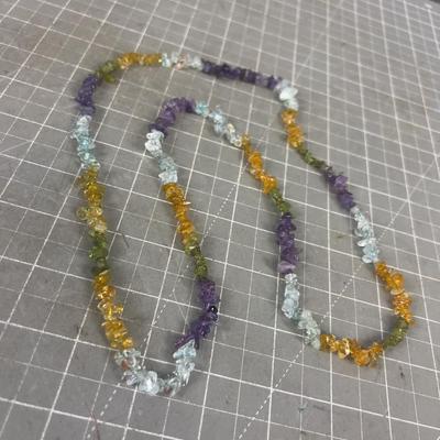 Crystal Colored Necklace 