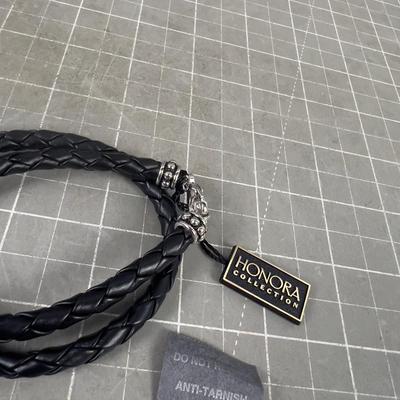 HONORA with Tags Leather, bracelet  