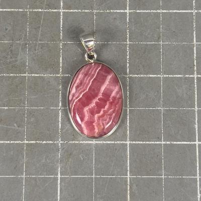 Pink Jasper Agate Pendant