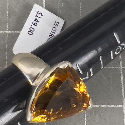 Sterling Silver Citrine