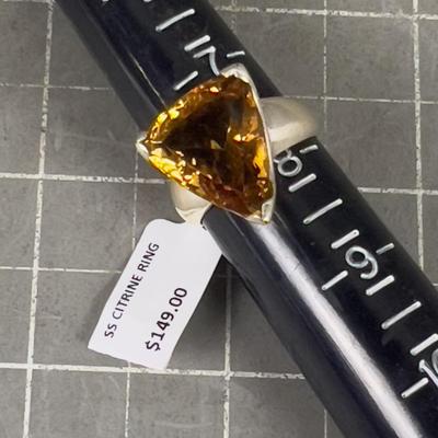 Sterling Silver Citrine
