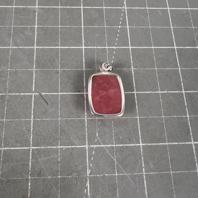 Pink Stone Pendant