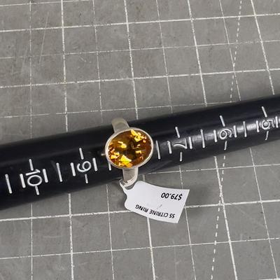 Citrine Oval