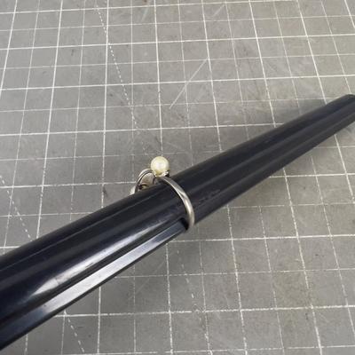 Pearl Silver Ring Size 7 NICE 