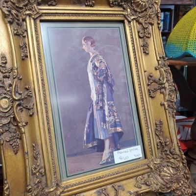 Gold Framed artwork 