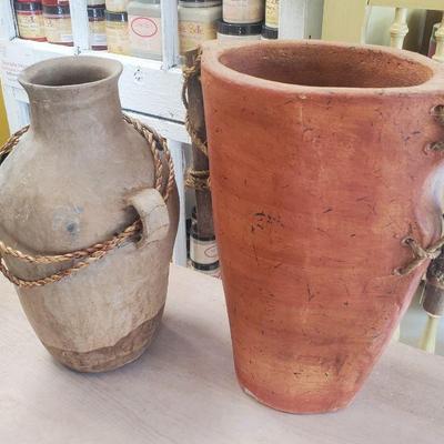 Rustic pottery 