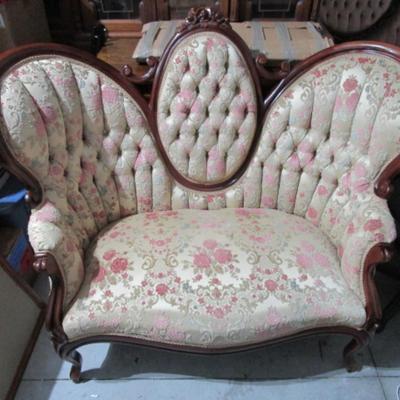 Vintage Victorian Style Loveseat