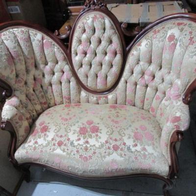 Vintage Victorian Style Loveseat