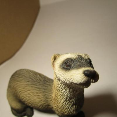 Sandicast Black-footed ferret sulpture figurine