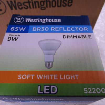 65 Watt BR30 reflector lights (6)