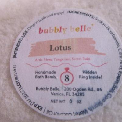 2 Bubbly Belle bath bombs
