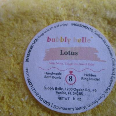 2 Bubbly Belle bath bombs