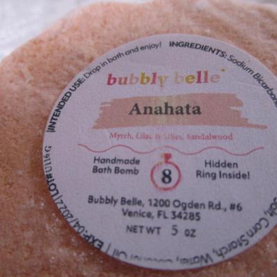 2 Bubbly Belle bath bombs