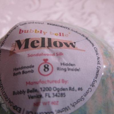 2 Bubbly Belle bath bombs