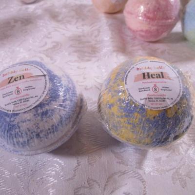 2 Bubbly Belle bath bombs
