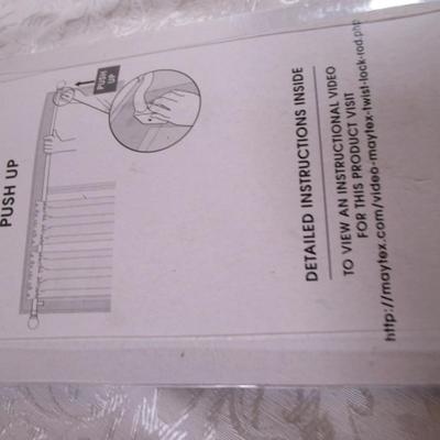 Maytex smart curtain rod