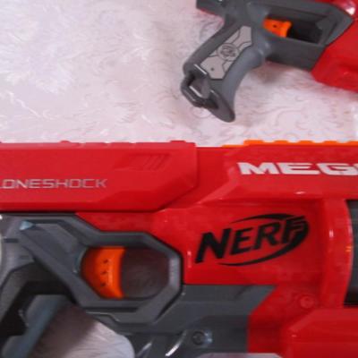 4 Nerf guns
