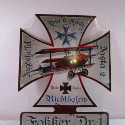 Decorative metal sign