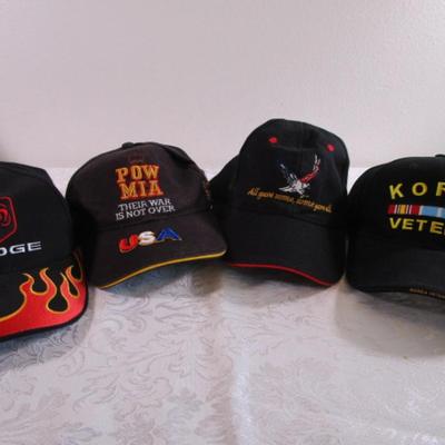 4 Ball caps