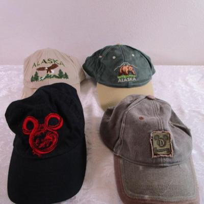 4 Ball caps