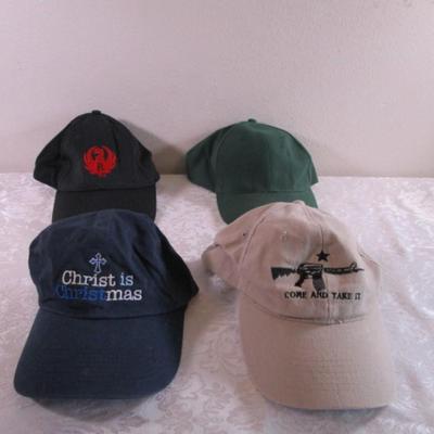 4 Ball caps
