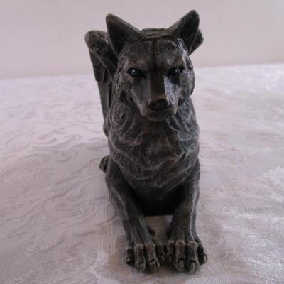 Wolf Gargoyle Candle Holder