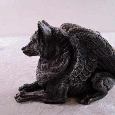 Wolf Gargoyle Candle Holder