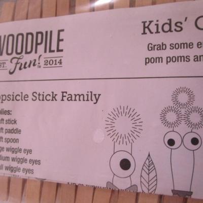 4 pkg. Woodpile Fun wooden clothespins, 24 in ea. pkg