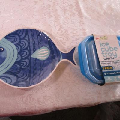 Fish Dish, Ice Cube Trays