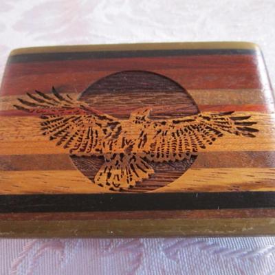 Vintage 1980s eagle belt buckle