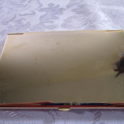 Vintage Business Card Holder with Welsh dragon on front