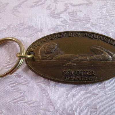 Monterey Bay Aquarium metal keychain