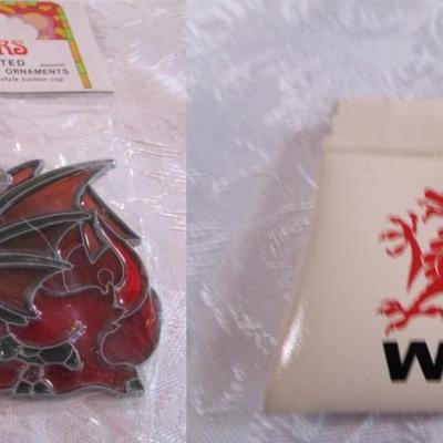 Suncatcher Welsh Dragon, Welsh coin purse