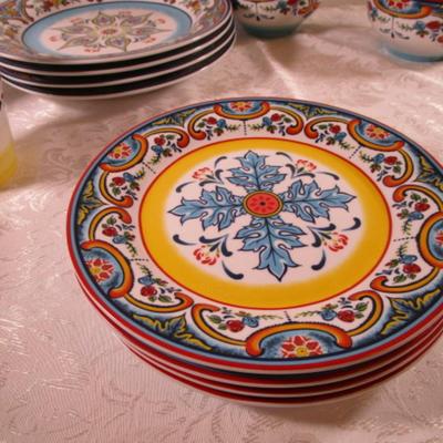 New Euro Ceramica Zanzibar design 16-piece dinner set #2