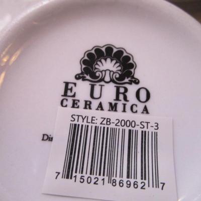 New Euro Ceramica Zanzibar design 16-piece dinner set #2
