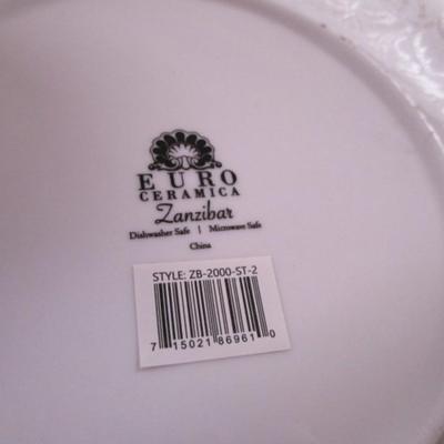 New Euro Ceramica Zanzibar design 16-piece dinner set #2